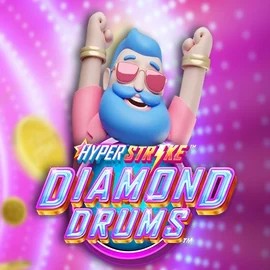 Hyper Strike Diamond Drums logo by Gameburger Studios Wintino Casino