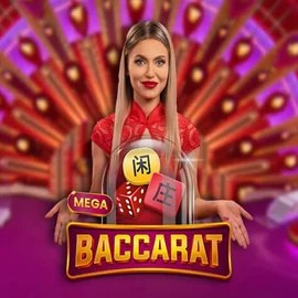 Mega Baccarat slot icon by Pragmatic Play, available at Wintino Casino