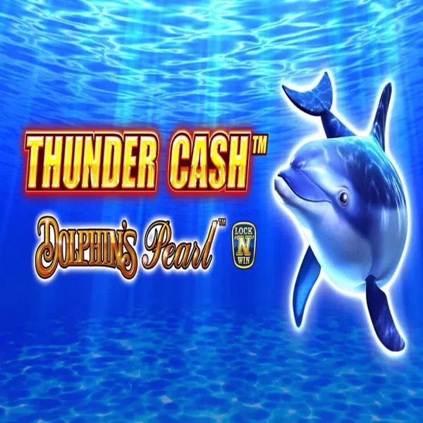 Thunder Cash Dolphins Pearl online game logo by Novomatic on wintinoo.de